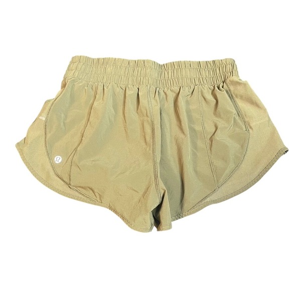 Lululemon Speed Up Shorts Olive Green Womens Size Small Athletic‎ Running - Picture 3 of 3